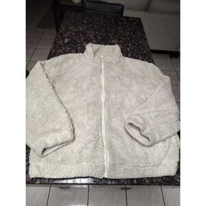 Zara Refreshing The Scene Soft Fur Jacket White L